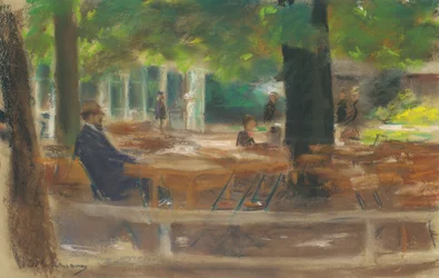 Ølhave i Laren, ca. 1903