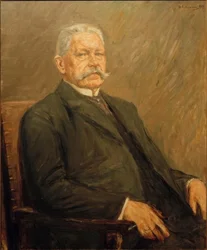 Portræt af rigspræsident Paul von Hindenburg