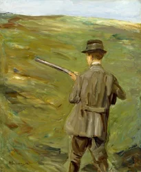 Jæger i klitterne