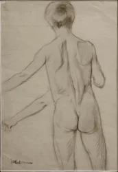 M.Liebermann, studie til maleriet Bathing Boys
