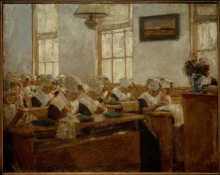 Syskole - arbejdsværelse på børnehjemmet i Amsterdam