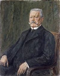 Portræt af Paul von Hindenburg