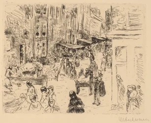 Det jødiske kvarter i Amsterdam, 1906.