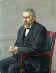 Naturvidenskabsmanden, Hermann Strebel (1834-1914) 1905 (olie på lærred)