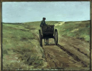 Bil i klitterne nær Katwijk