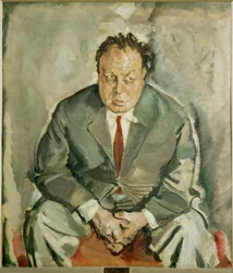 Skuespiller Emil Jannings (maleri på lærred)
