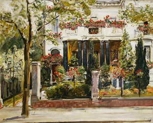 Forhaven til Steinbart Villa i Berlin; Forhaven til Steinbarts villa i Berlin, 1911