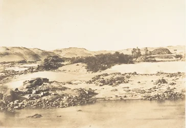 Indgang til den første grå stær nær Aswan, 1849-50.
