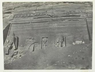 Ibsamboul, General View Of The Great Spéos of Phrè, Nubia, 184951, trykt 1852.