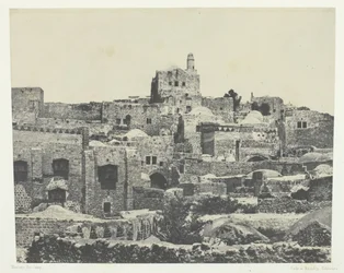 Jerusalem, det vestlige kvarter, Palæstina, 184951, trykt 1852.