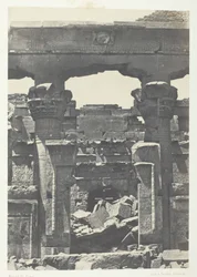 Kalabscheh, Porte du Pronaos, Nubie, 184951, trykt 1852.
