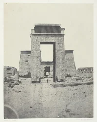 Karnak, Propylone fra Temple of Khons, Theben, 184951, trykt 1852.