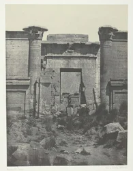 Medinet-Habou, Propylaea of ​​Thutmoseum, Theben, 184951, trykt 1852.