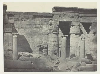 Medinet-Habou, Peristyle af Ramses-Méiamoun-paladset; Theben