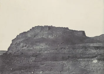 Nubien. Ibrym fæstning antikke Premmis. Udsigt mod syd, 1850.
