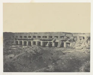 Karnak Palace, private lejligheder i paladset, Promenade of Tothmes III; Theben