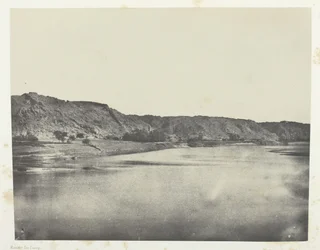 East Bank of the Nile Village of Bab, View Taken South Philoe, Nubia, 184951, trykt 1852.