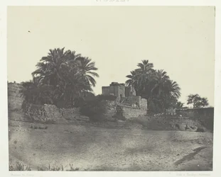 Ruiner af en romersk befæstning, Philoe, Nubia, 184951, trykt 1852.
