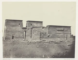 Temple De Dakkeh (Ancient Pselcis); Nubien, plade 94 fra albummet "Egypte, Nubie, Palestine et Syrie" (1852)
