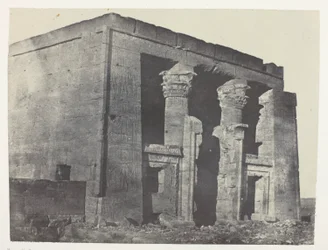 Temple De Dakkeh, Naos; Nubien, plade 95 fra albummet "Egypte, Nubie, Palestine et Syrie" (1852)