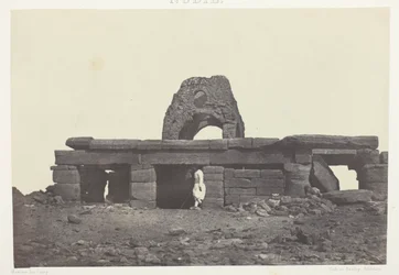 Amada-templet; Nubien, plade 99 fra albummet "Egypte, Nubie, Palestine et Syrie" (1852)