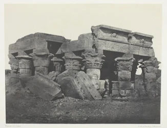 Ombos-templet, Øvre Egypten, plade 65 fra albummet "Egypte, Nubie, Palestine et Syrie" (1852)