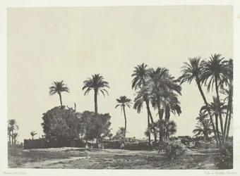 Landsbyen Hamameh, Øvre Egypten, 184951, trykt 1852.