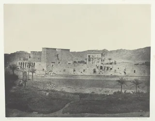 Udsigt taget fra øen Beghé, Looking West, Philoe, Nubia, 184951, trykt 1852.