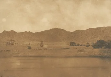 Udsigt taget fra den nordøstlige del af Philae - landsbyen Kolokina, 1849-50.