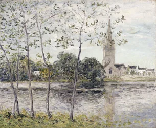 Ved Dammen ved Rosporden, Finistere; Ved kanten af ​​dammen ved Rosporden, Finistere, 1911
