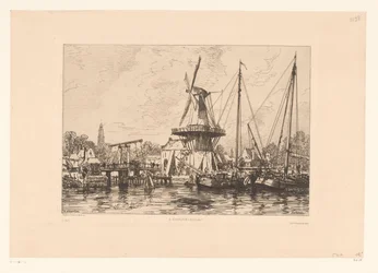 Udsigt over Haarlem À Haarlem (Hollande) (titel på objekt)