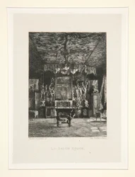 Le salon rouge (Det Røde Rum), pl. 5 fra suiten Chez Victor Hugo (Victor Hugo