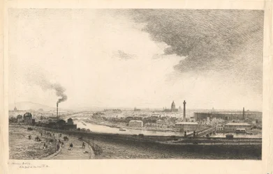 Paris i 1867: udsigt fra Trocadéro