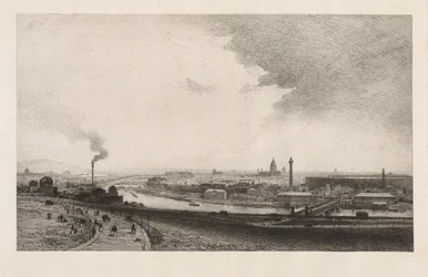 Paris i 1867, Udsigt fra Trocadero, 1867.