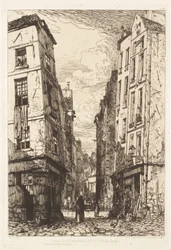 Rue des Marmousets, det gamle Paris