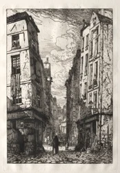 Rue des Marmousets (det gamle Paris)