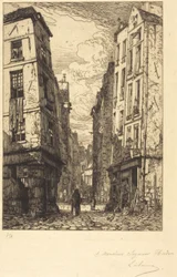 Rue des Marmousets (Quartier de la Cité, det gamle Paris)