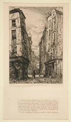 Rue des Marmousets (det gamle Paris)