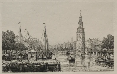 Tour de Montelban, Amsterdam, 1884.