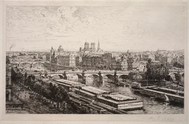 Udsigt fra Louvre, 1882.