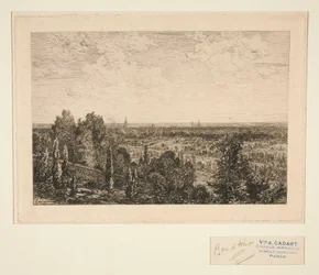 Vue de Paris (Udsigt over Paris)