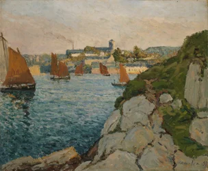 Douarnenez i solskin