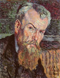 Portræt af Henri Edmond Cross (1856-1910) 1898 (detaljer) (se 140248)