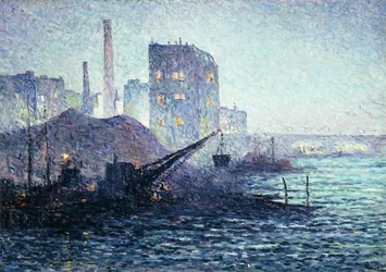 Themsen i London, ca. 1893