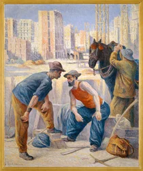 Vejarbejderne (maleri på lærred)