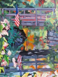 Refleksioner fra American Flag Bridge