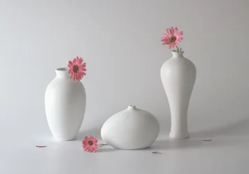 Fredfyldte blomstervaser