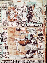 Madrid-kodekset eller Codex Tro-Cortesianus, omhandler horoskoper og astrologiske tabeller, beretter om Hernán Cortés (1485-1547) i Spanien. Malede miniaturer