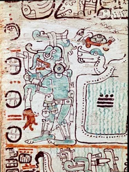 Madrid codex eller codex tro cortesianus, omhandler horoskop og astrologiske tabeller, rapporter i Spanien af Hernan Cortes (1485-1547). Malede miniaturer