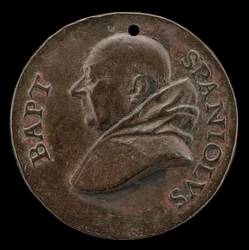Battista Spagnoli af Mantua, 1447-1516, karmelitdigter [forside], ca. 1513.